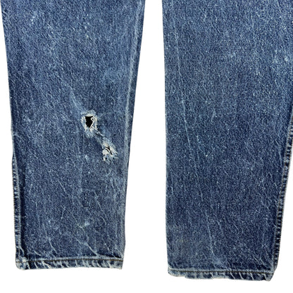 Vintage 90s Levi’s 515 stone wash patina worn denim jeans (32x31)