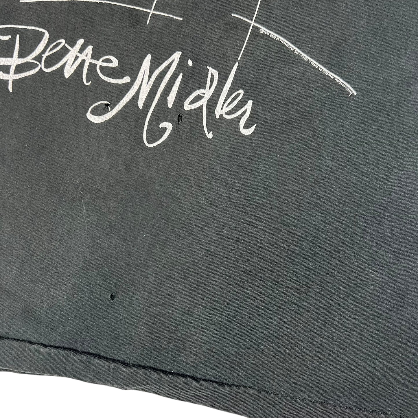 Vintage 1993 Bette Midler illustration faded tee (XL)