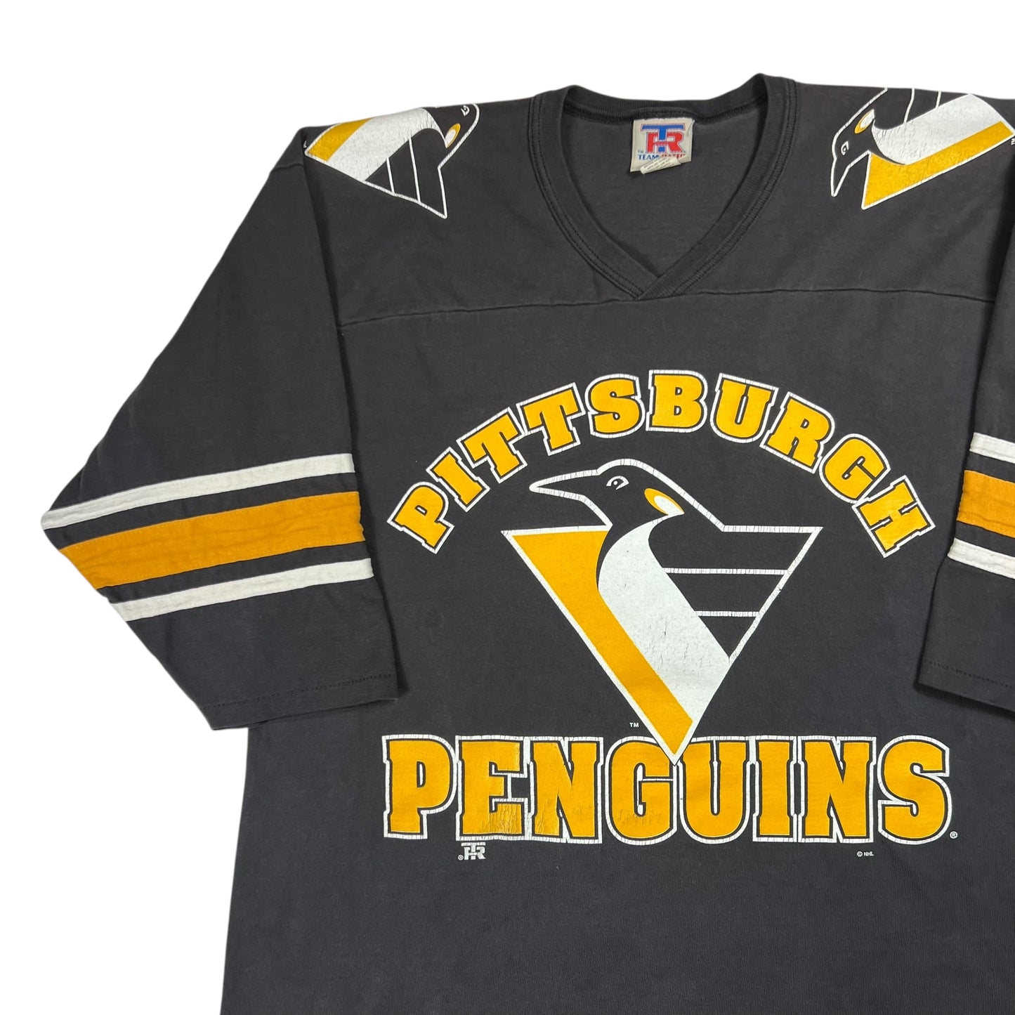 Vintage 90s Team Rated Pittsburgh Penguins jersey shirt (L)
