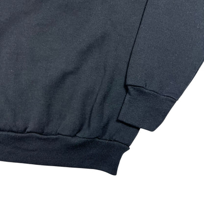 Vintage 90s Tultex black blank crewneck (M)