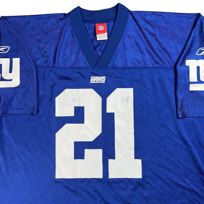 Vintage Y2K Reebok New York Giants Tiki Barber NFL Jersey (XL)