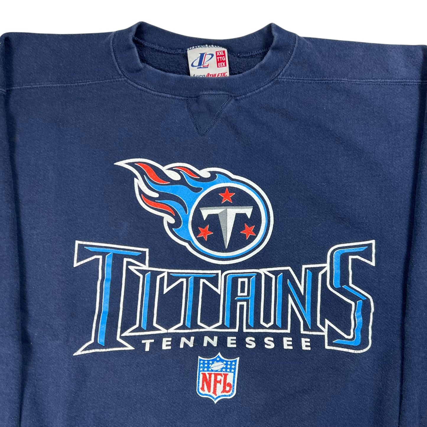 Vintage 90s Logo Athletic Tennessee Titans Crewneck (XXL)