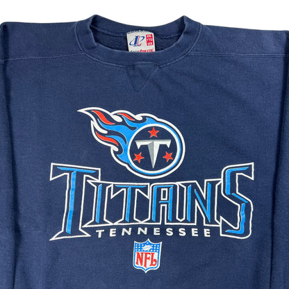 Vintage 90s Logo Athletic Tennessee Titans Crewneck (XXL)