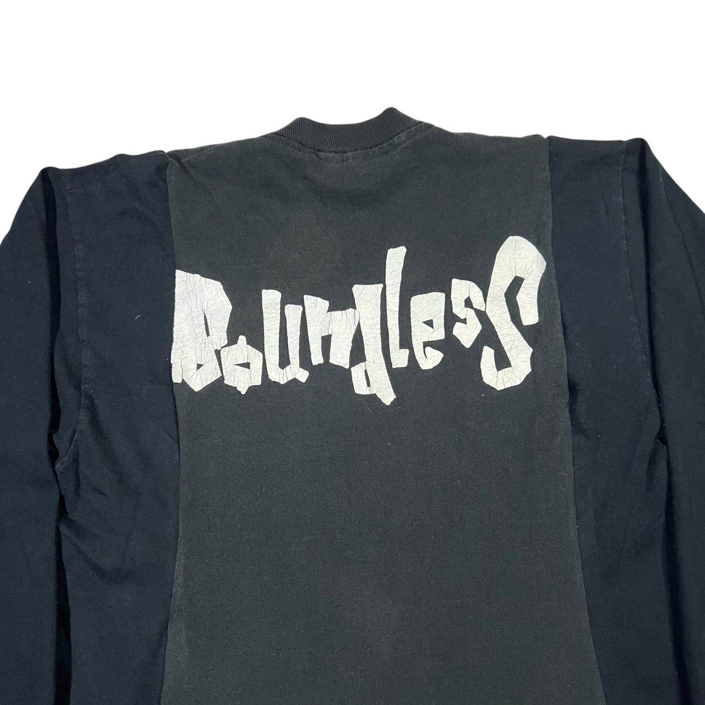 Vintage 90s Pearl Jam Boundless chopped & screwed reworked long sleeve band shirt (M)