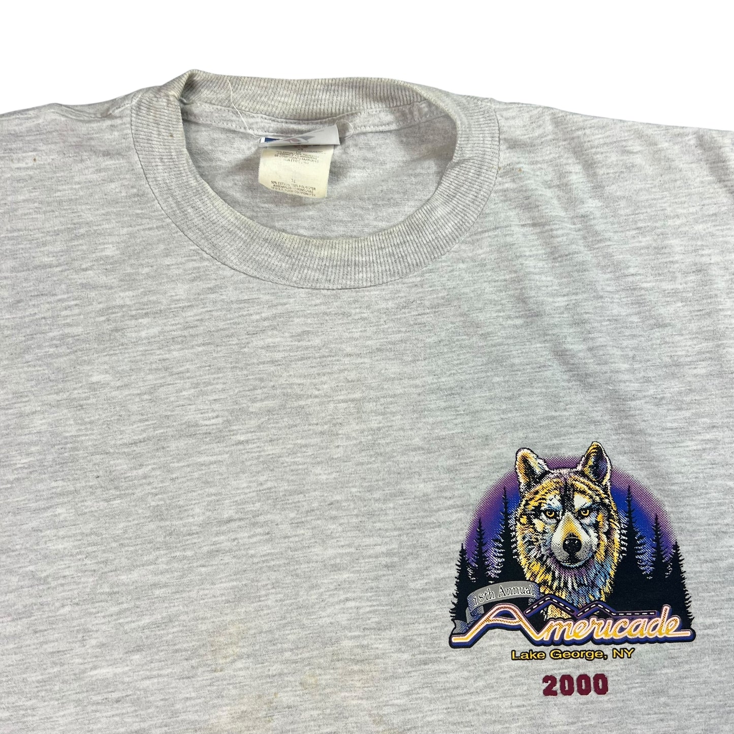 Vintage 2000 Americade wolves Biker rally tee (XL)