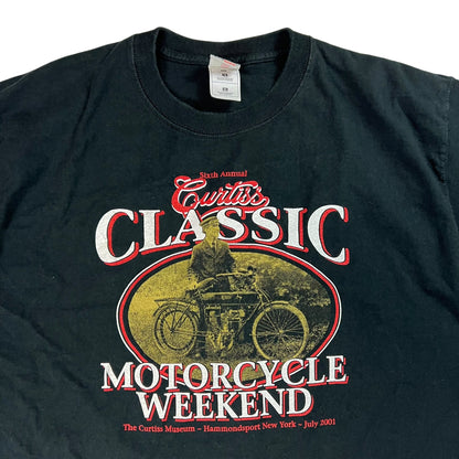 Vintage 2001 Curtiss Classic Motorcycle Weekend biker tee (XL)