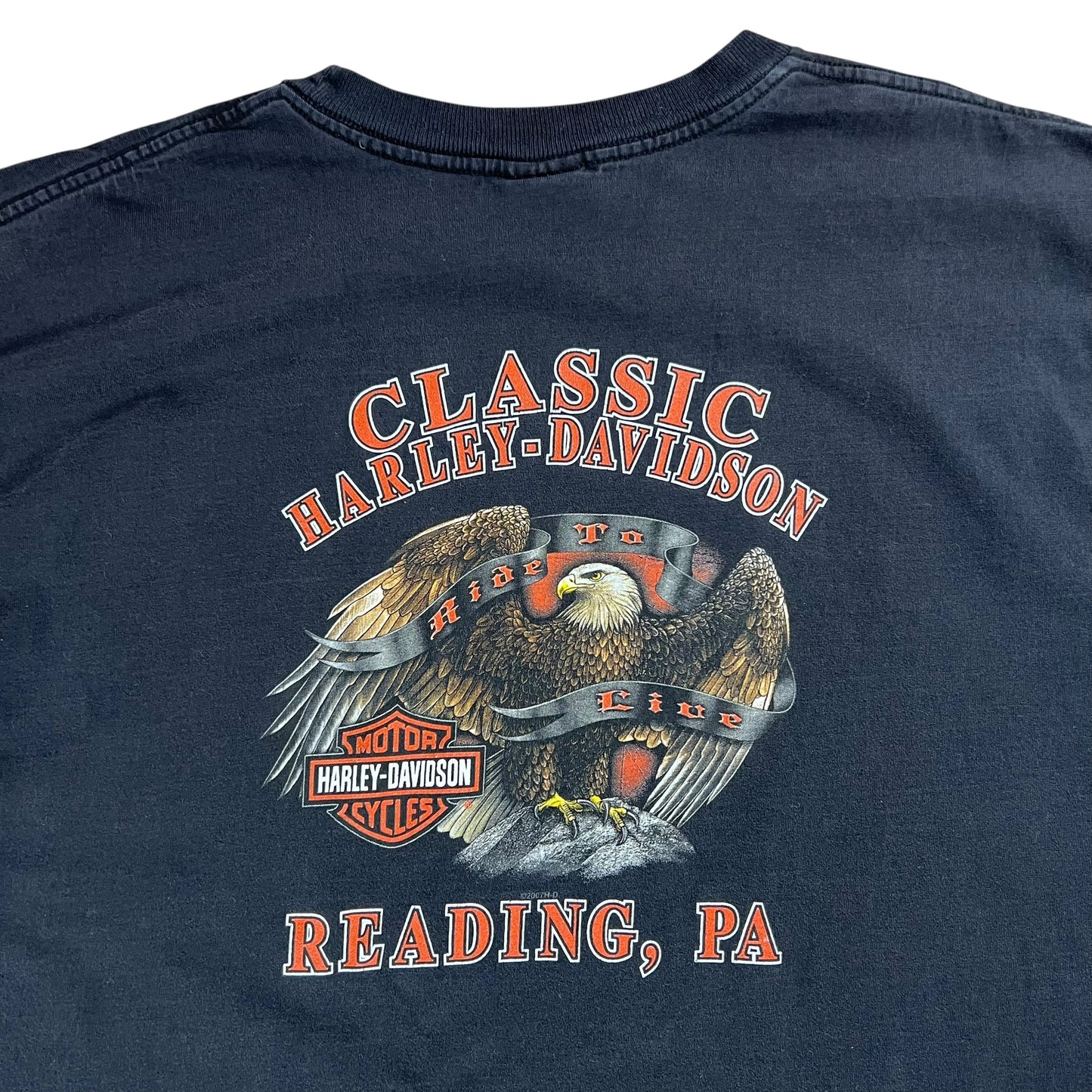 Vintage 2007 Harley Davidson Motorcycles Legend in the making tee (XL)