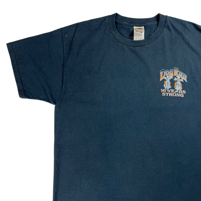 Vintage Y2K Dog Run Windber biker rally tee (L)