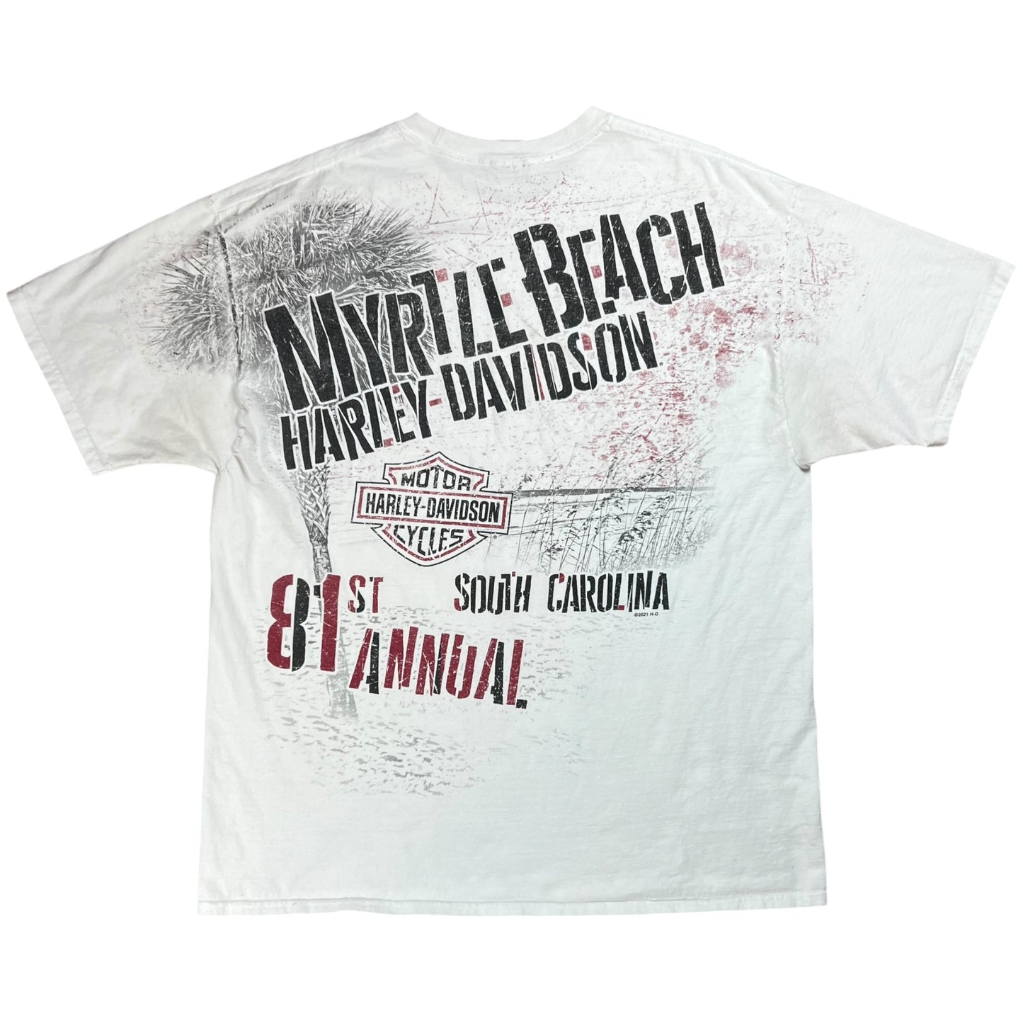 2021 Harley Davidson all over print tee (XXL)