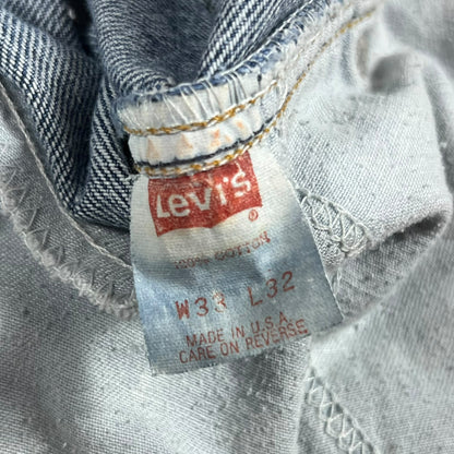 Vintage 90s Levi’s 515 stone wash patina worn denim jeans (32x31)