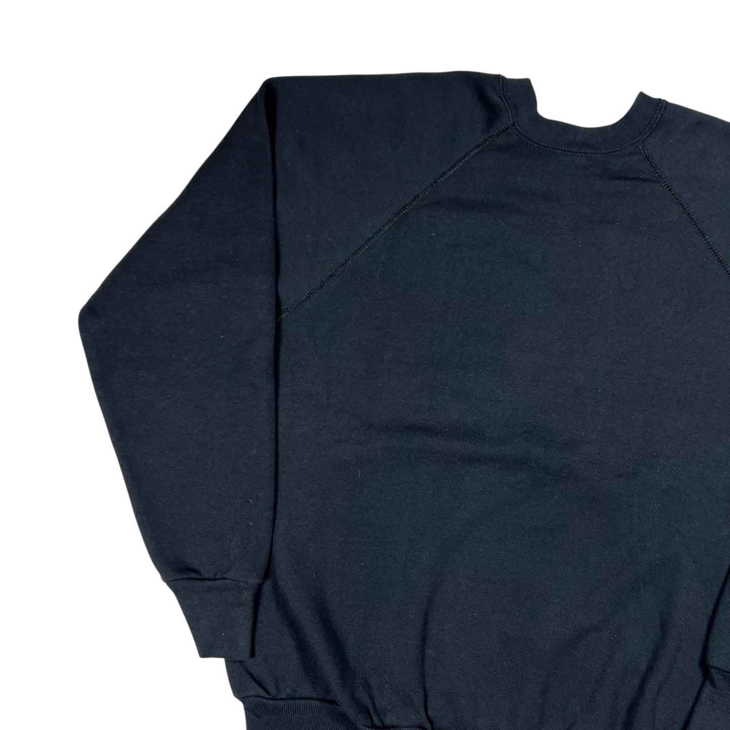 Vintage 90s Tultex black blank crewneck (M)