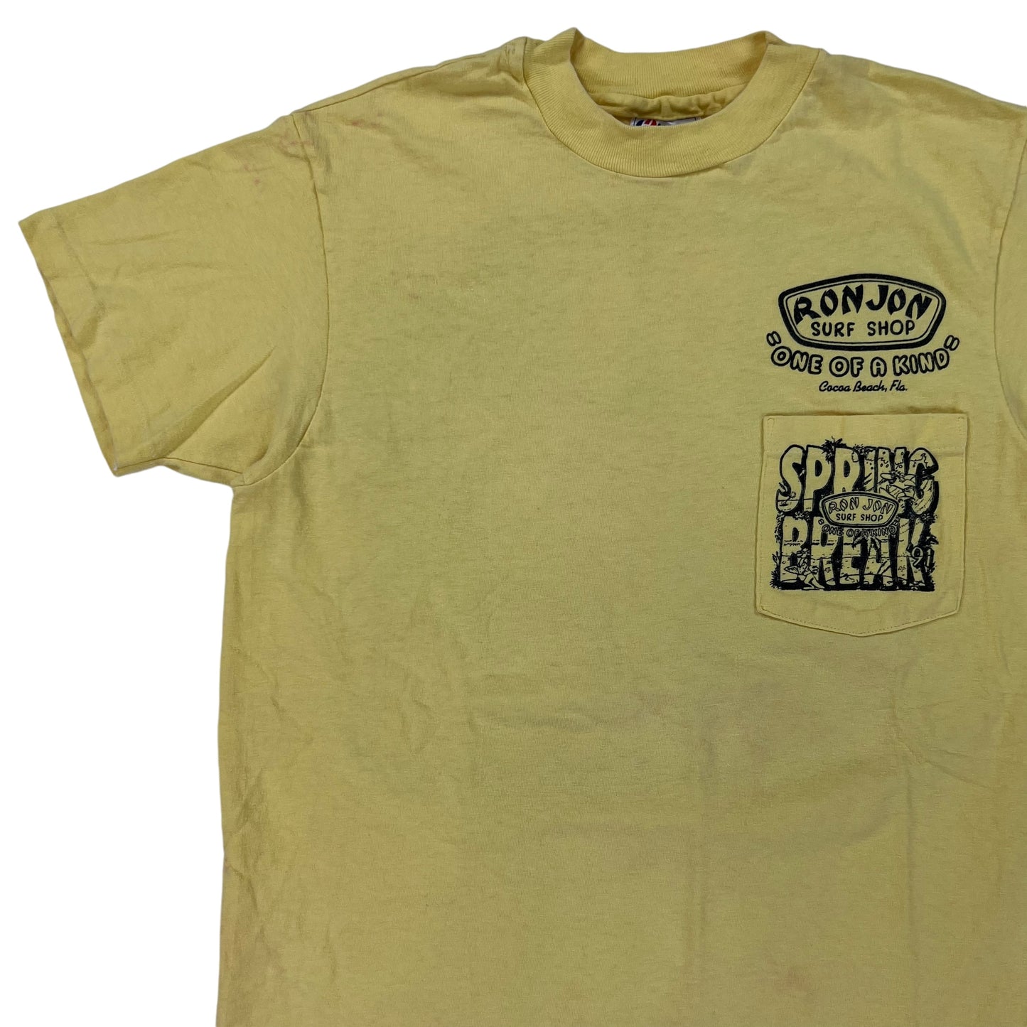 Vintage 1991 Ron Jon Surf Shop Spring Break pocket tee (M)