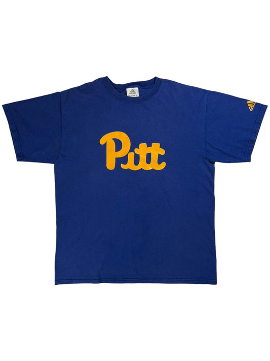 Vintage Y2K Adidas UPitt University of Pittsburgh Panthers tee (L)
