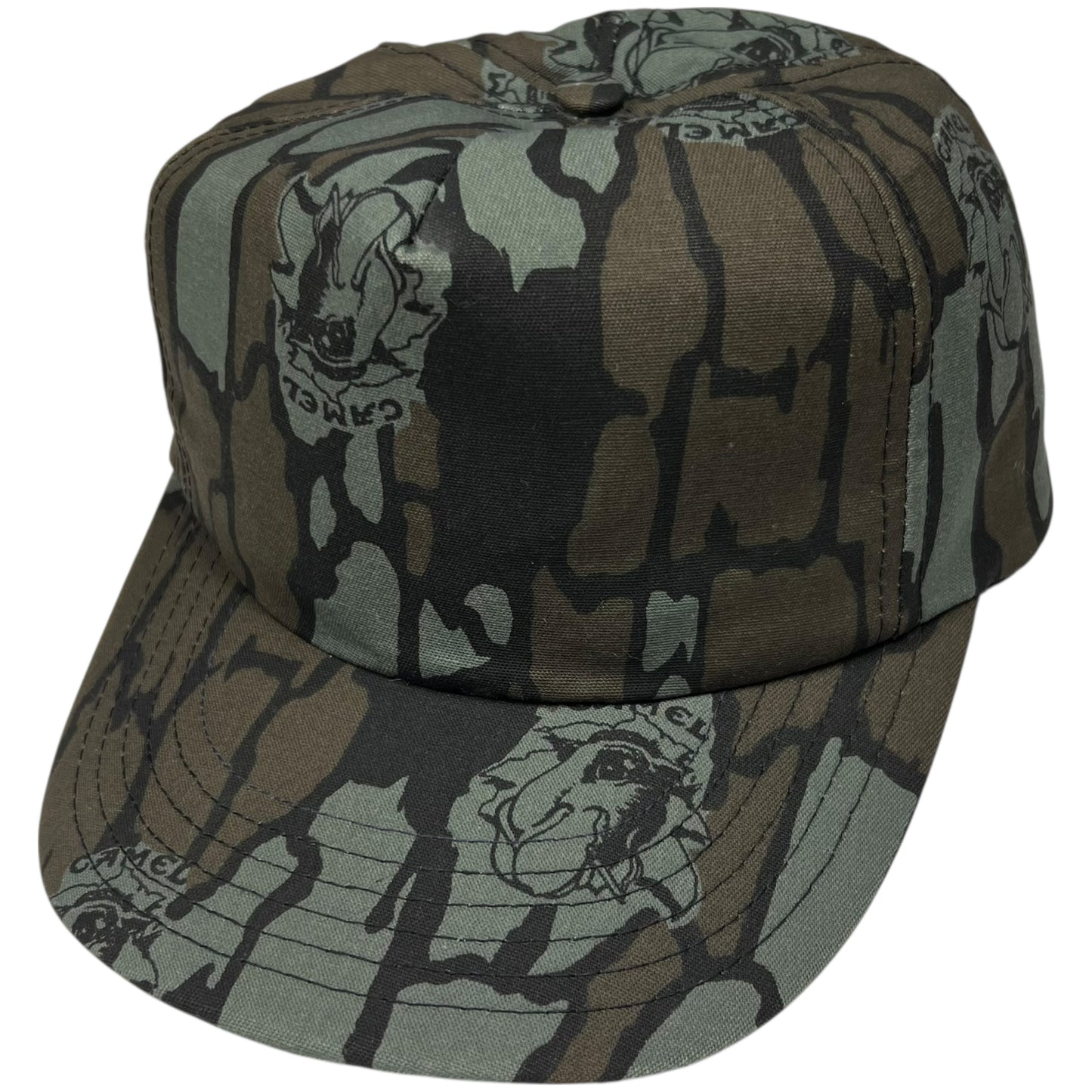 Vintage 90s Camel Joe Camel camouflage all over print SnapBack