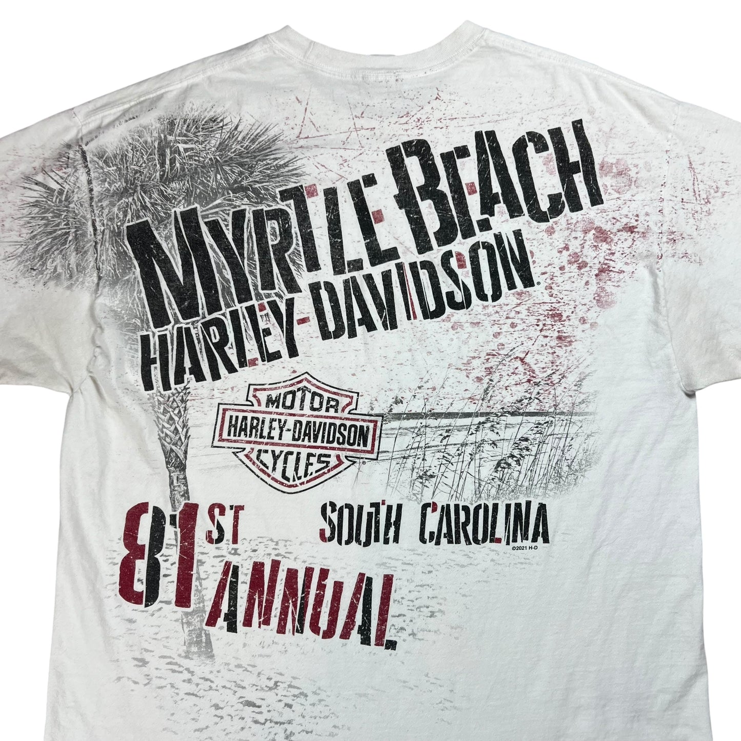 2021 Harley Davidson all over print tee (XXL)