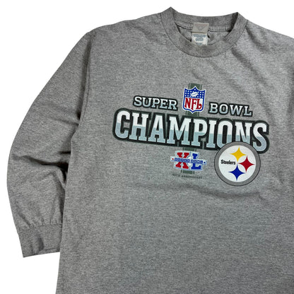 Vintage 2006 Pittsburgh Steelers Super Bowl XL champions long sleeve shirt (L)