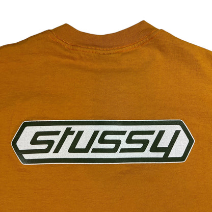 Vintage 90s Stüssy S logo USA made tee (L)