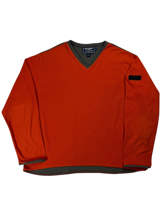Vintage 90s Polo Sport Ralph Lauren two tone fleece (XL)