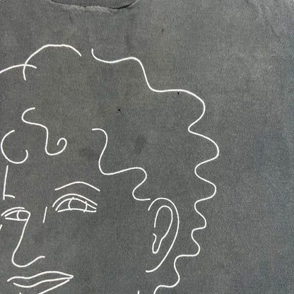 Vintage 1993 Bette Midler illustration faded tee (XL)