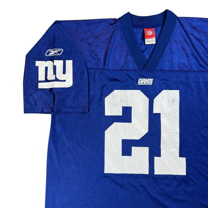 Vintage Y2K Reebok New York Giants Tiki Barber NFL Jersey (XL)