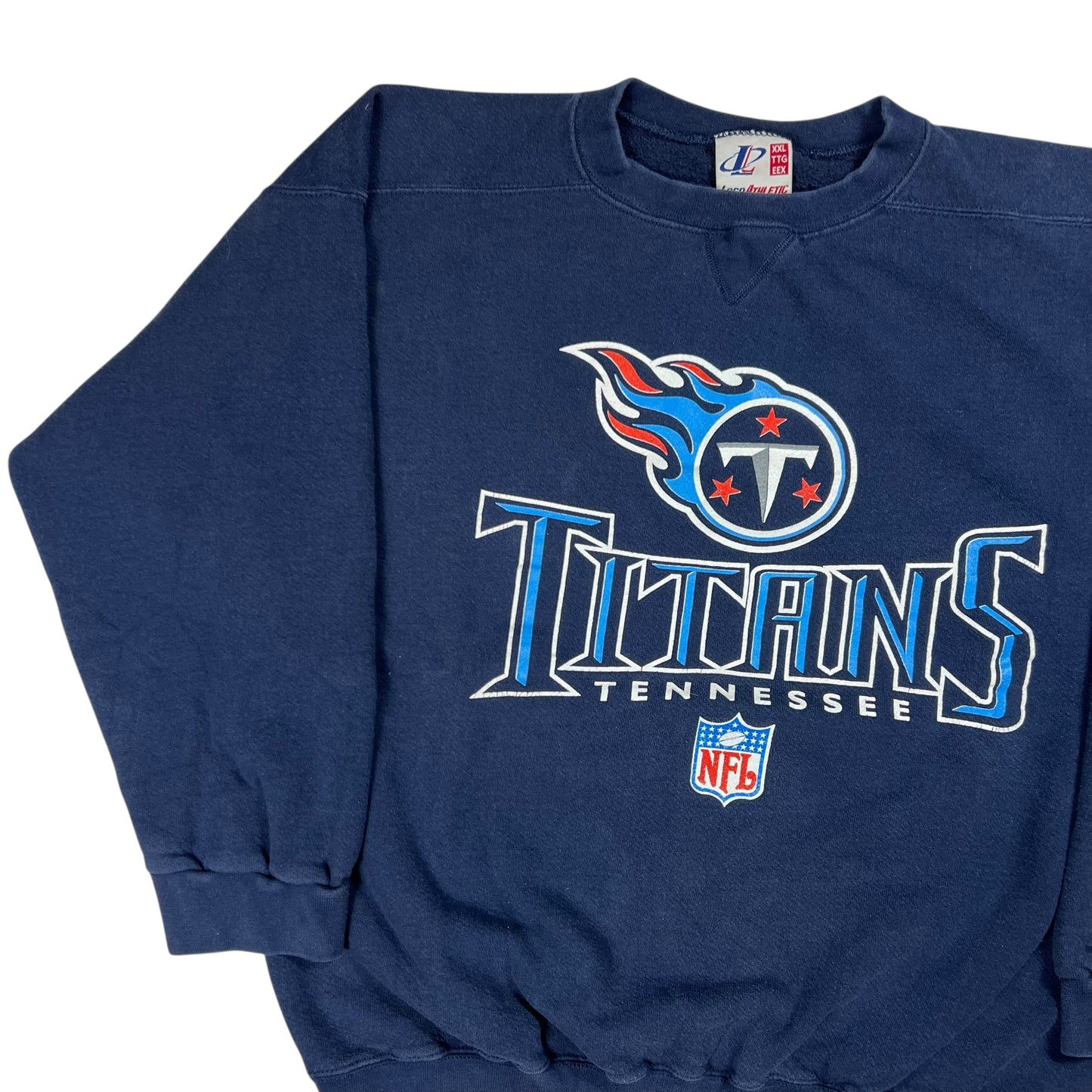 Vintage 90s Logo Athletic Tennessee Titans Crewneck (XXL)
