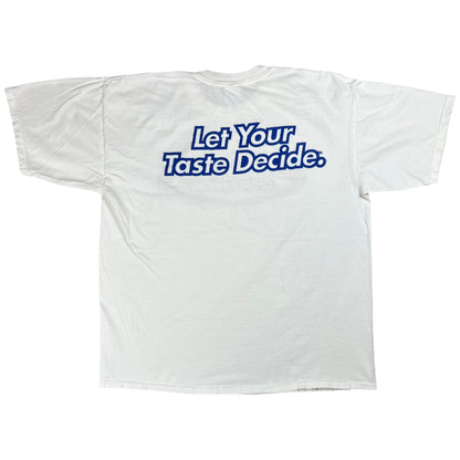 Vintage 90s Take the Pepsi Challenge soda promo tee (L/XL)