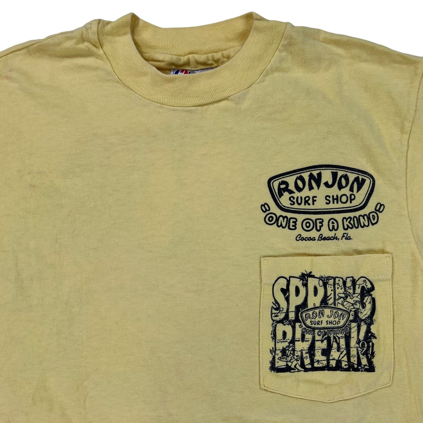 Vintage 1991 Ron Jon Surf Shop Spring Break pocket tee (M)