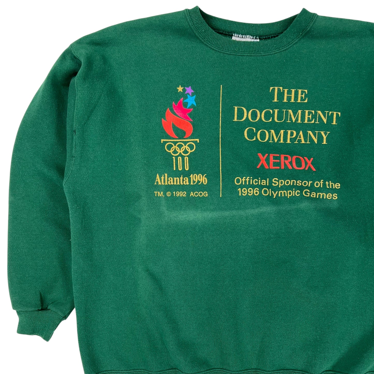 Vintage 1996 Atlanta Olympics Xerox faded crewneck (XL)