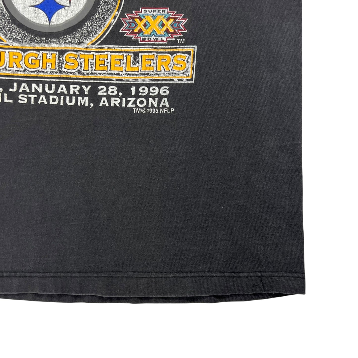 Vintage 1995 Pittsburgh Steelers Super Bowl XXX tee (XL)