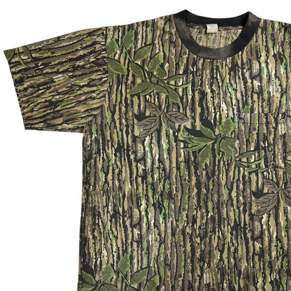 Vintage 80s Real Tree Camo pocket tee (XL)