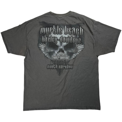 2017 Harley Davidson skulls faded biker tee (XXL)
