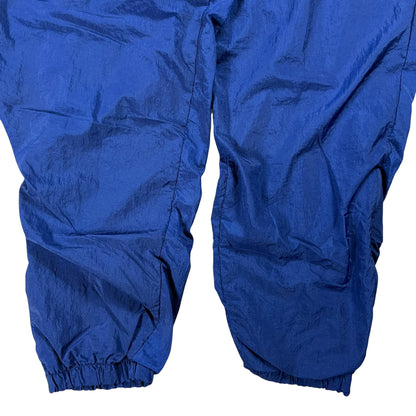 Vintage 90s Nike mini swoosh navy track pants (L)