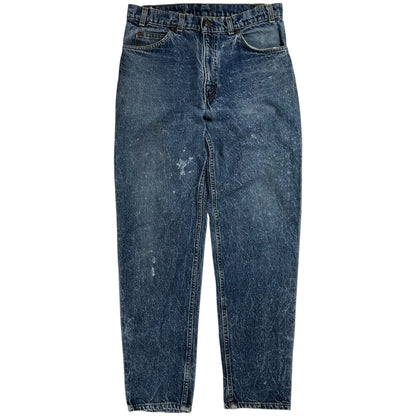 Vintage 90s Levi’s 515 stone wash patina worn denim jeans (32x31)