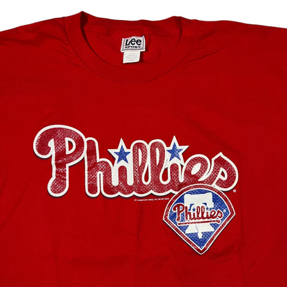Vintage 90s Lee Philadelphia Phillies red tee (L)