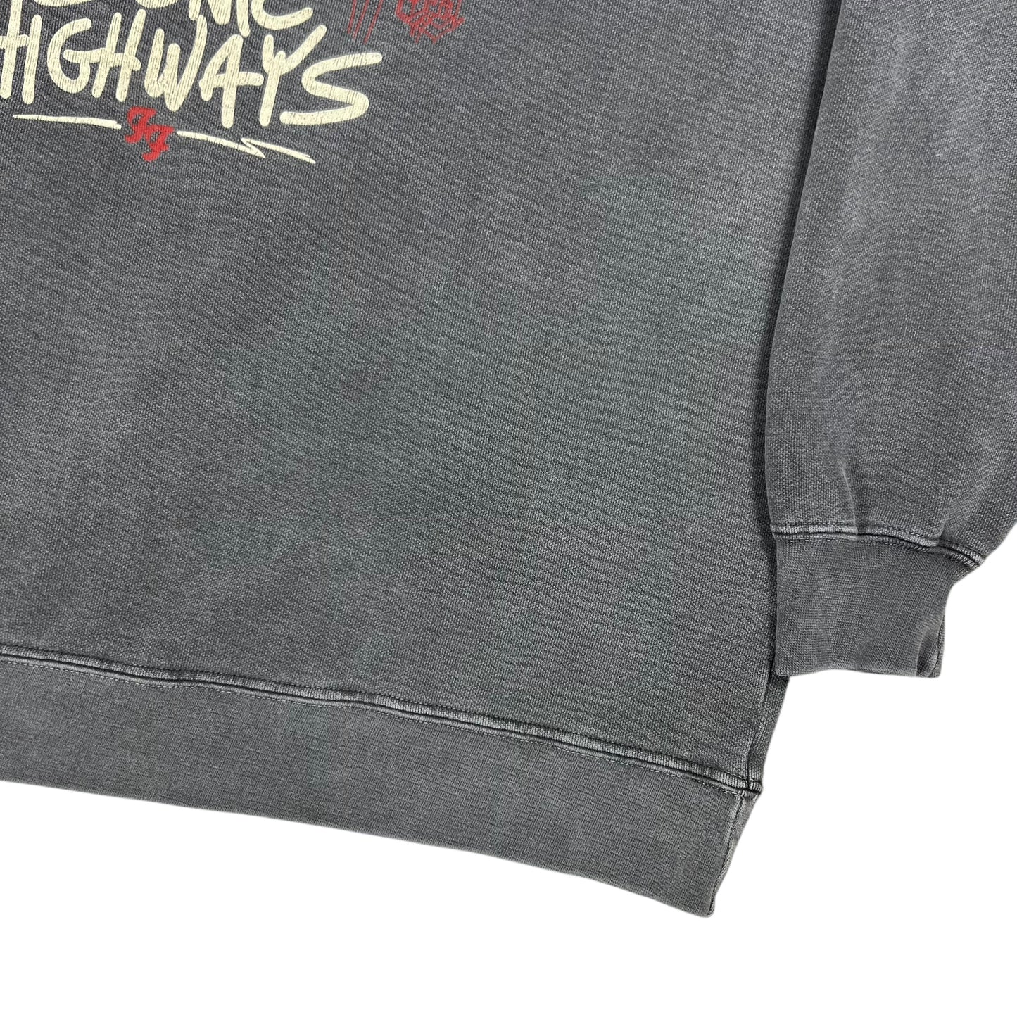 Y2K Foo Fighters Sonic Highways band documentary crewneck (L)