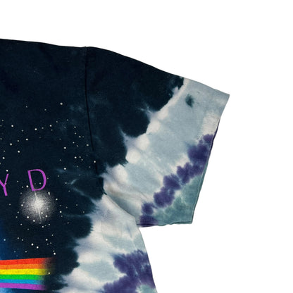 Vintage Y2K Pink Floyd Dark Side of the Moon tie dye band tee (M)