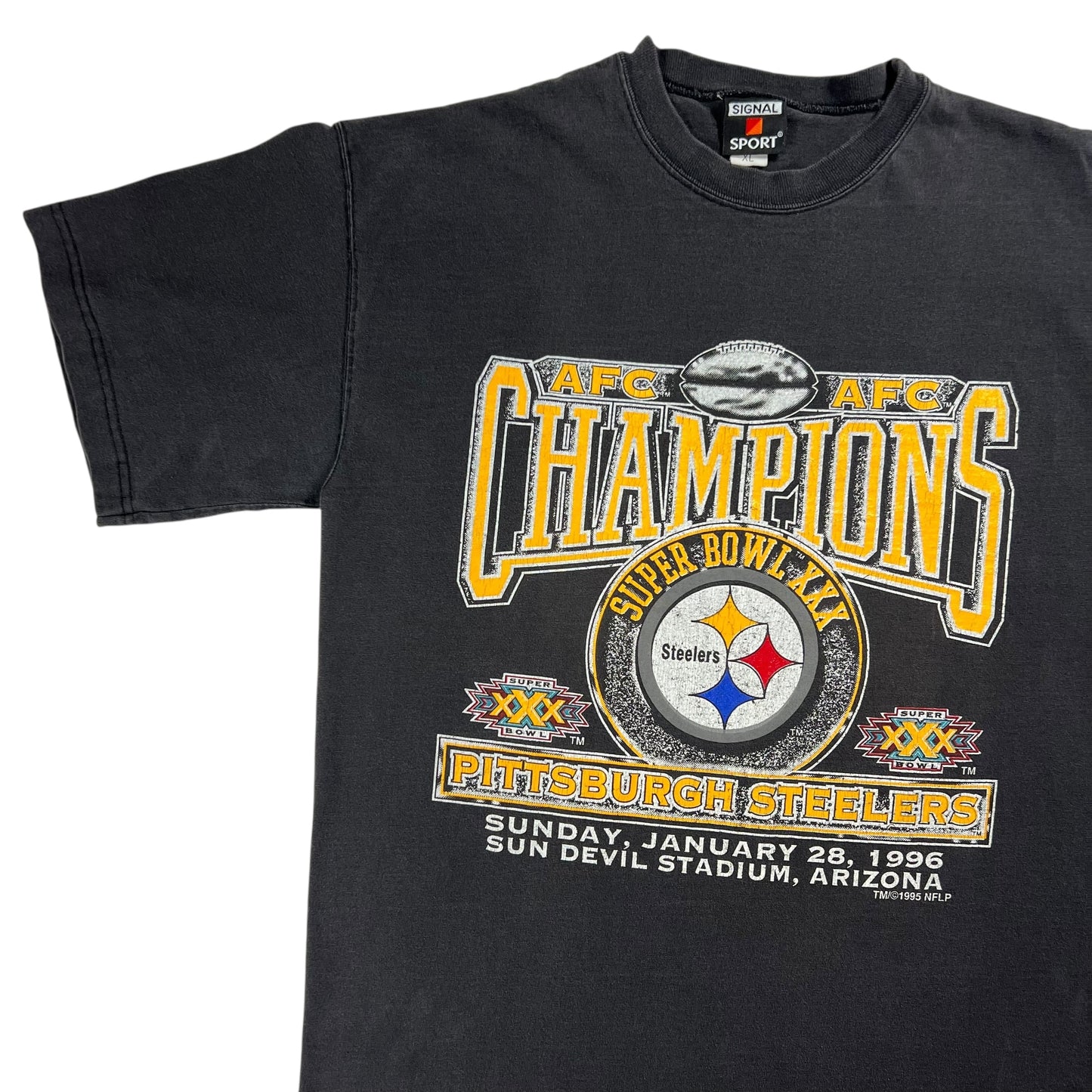Vintage 1995 Pittsburgh Steelers Super Bowl XXX tee (XL)