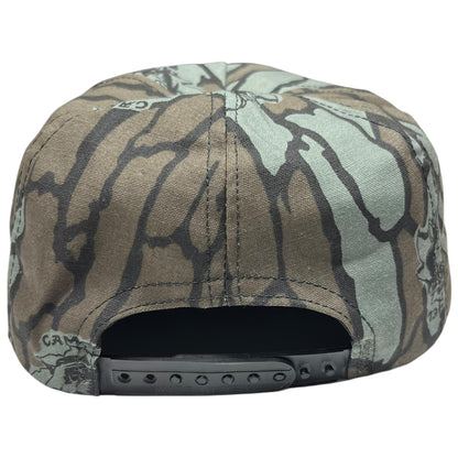 Vintage 90s Camel Joe Camel camouflage all over print SnapBack