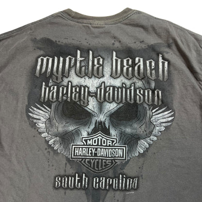 2017 Harley Davidson skulls faded biker tee (XXL)