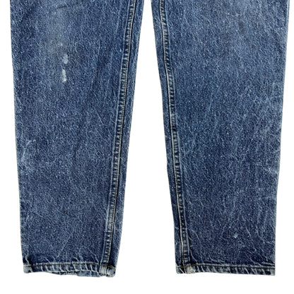 Vintage 90s Levi’s 515 stone wash patina worn denim jeans (32x31)