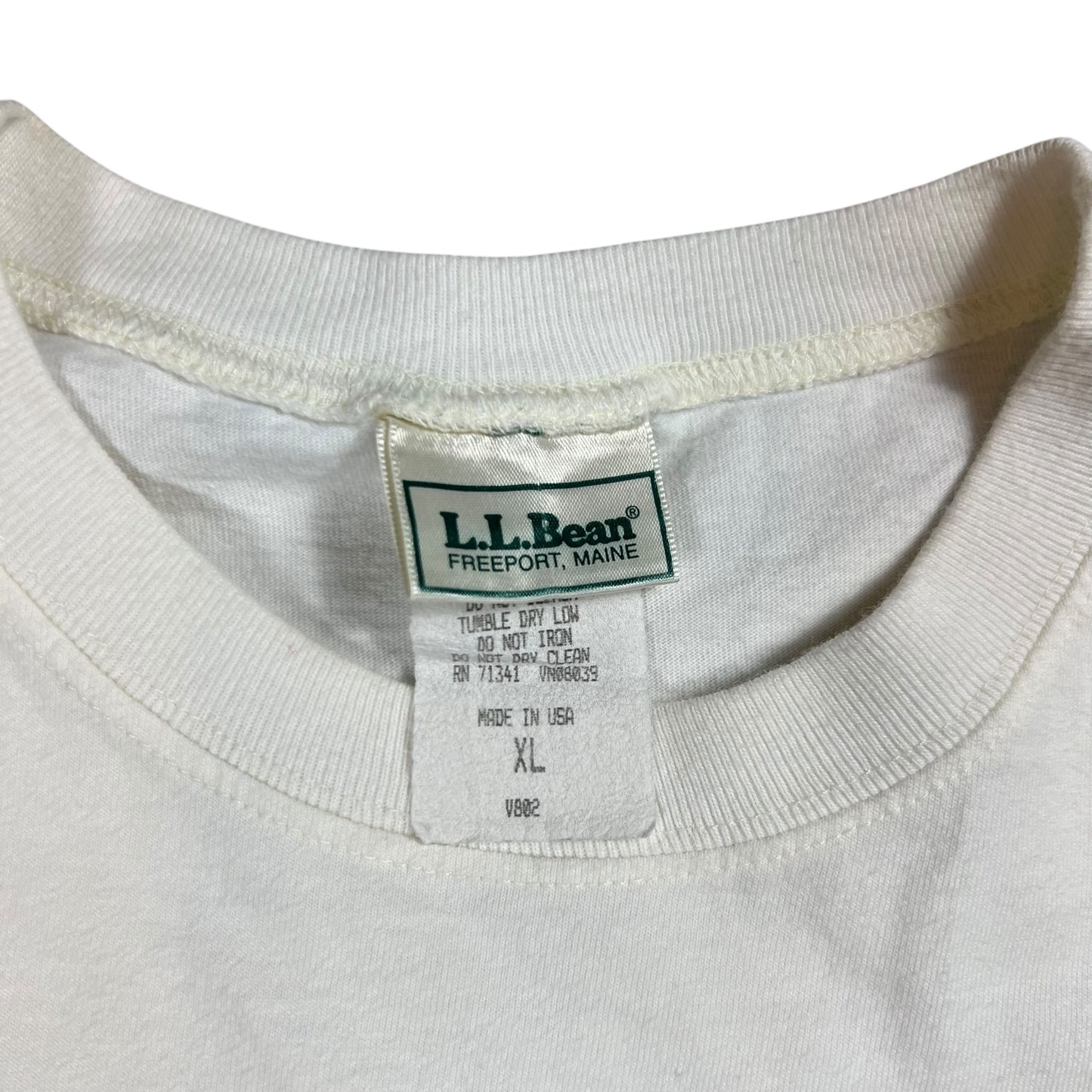 Vintage 90s L.L. Bean Boots painting art tee (M)