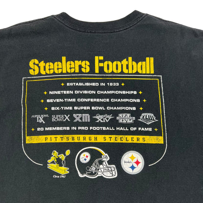 Vintage Y2K Pittsburgh Steelers 6X Super Bowl champs tee (XXL)