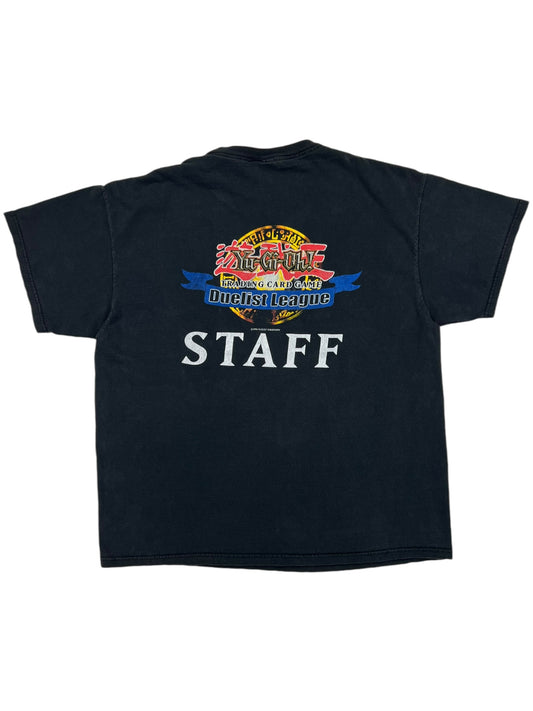 Vintage 1996 Yu-Gi-Oh! Duelist League STAFF tee (XL)