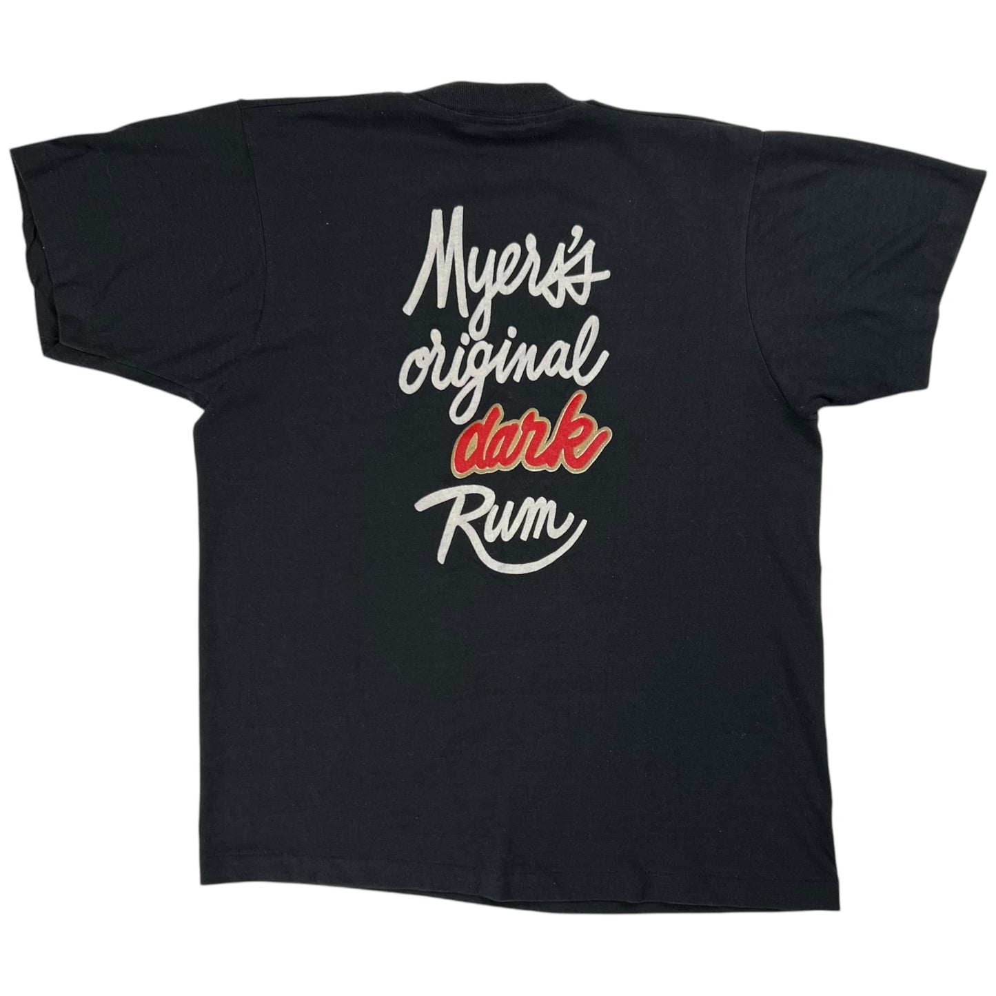 Vintage 80s It’s better in the dark Myers original dark Rum tee (M)