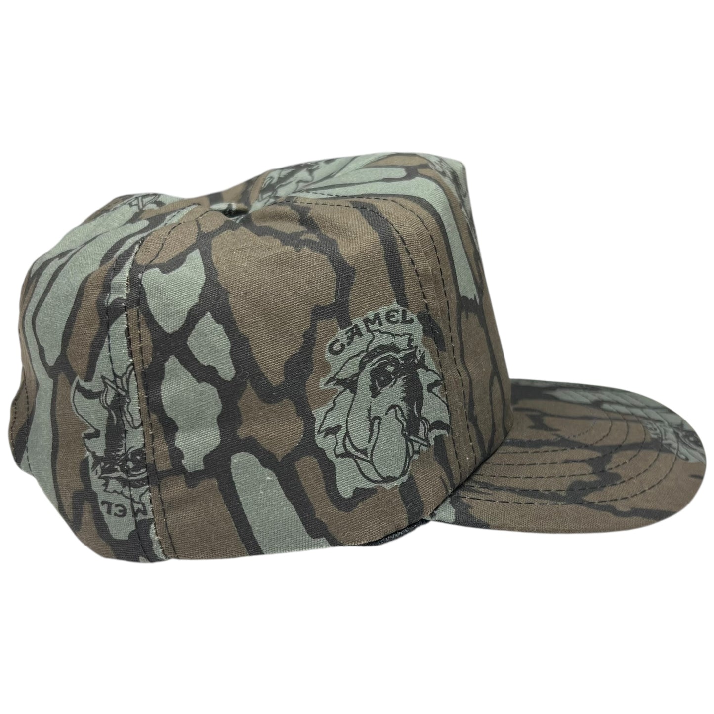 Vintage 90s Camel Joe Camel camouflage all over print SnapBack