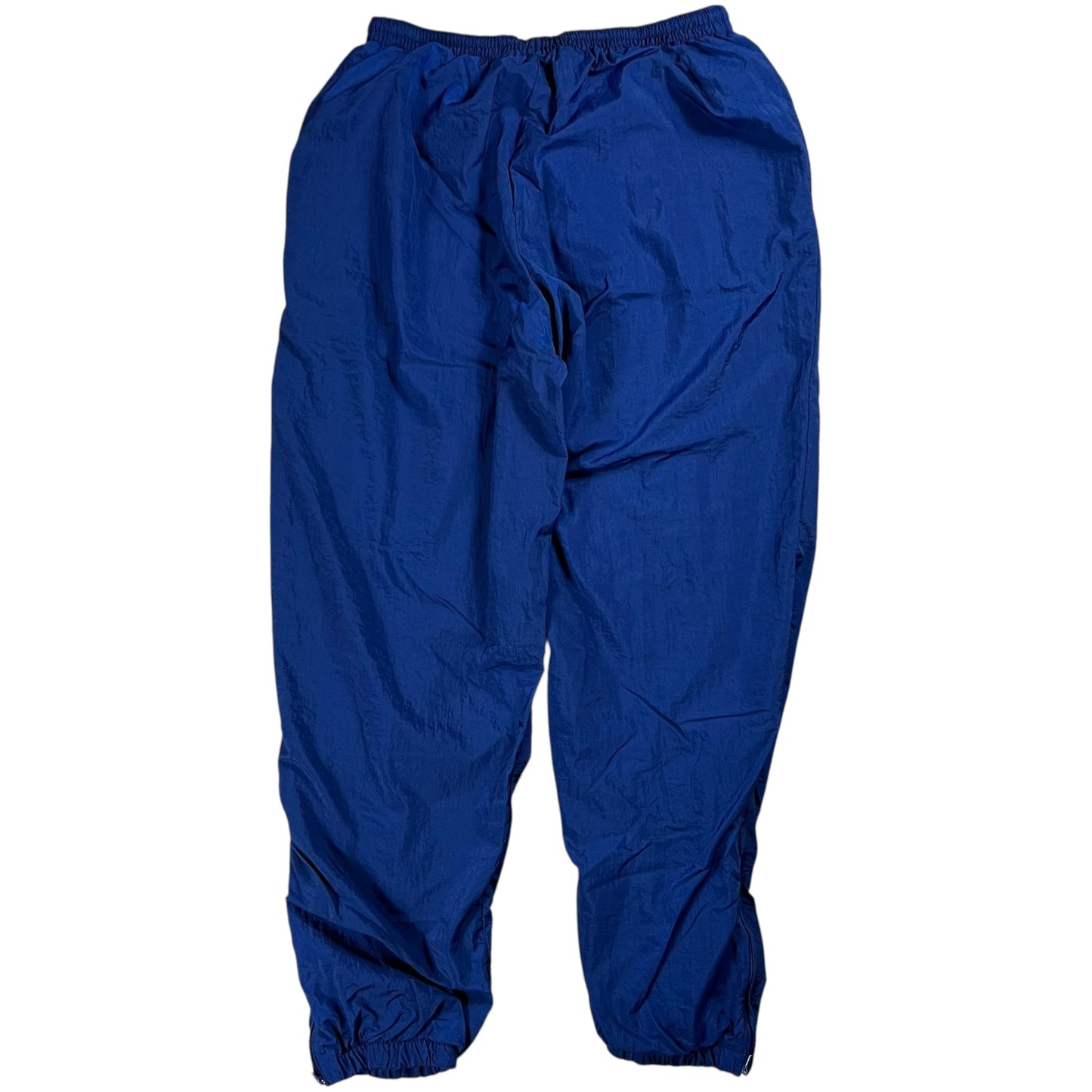 Vintage 90s Nike mini swoosh navy track pants (L)