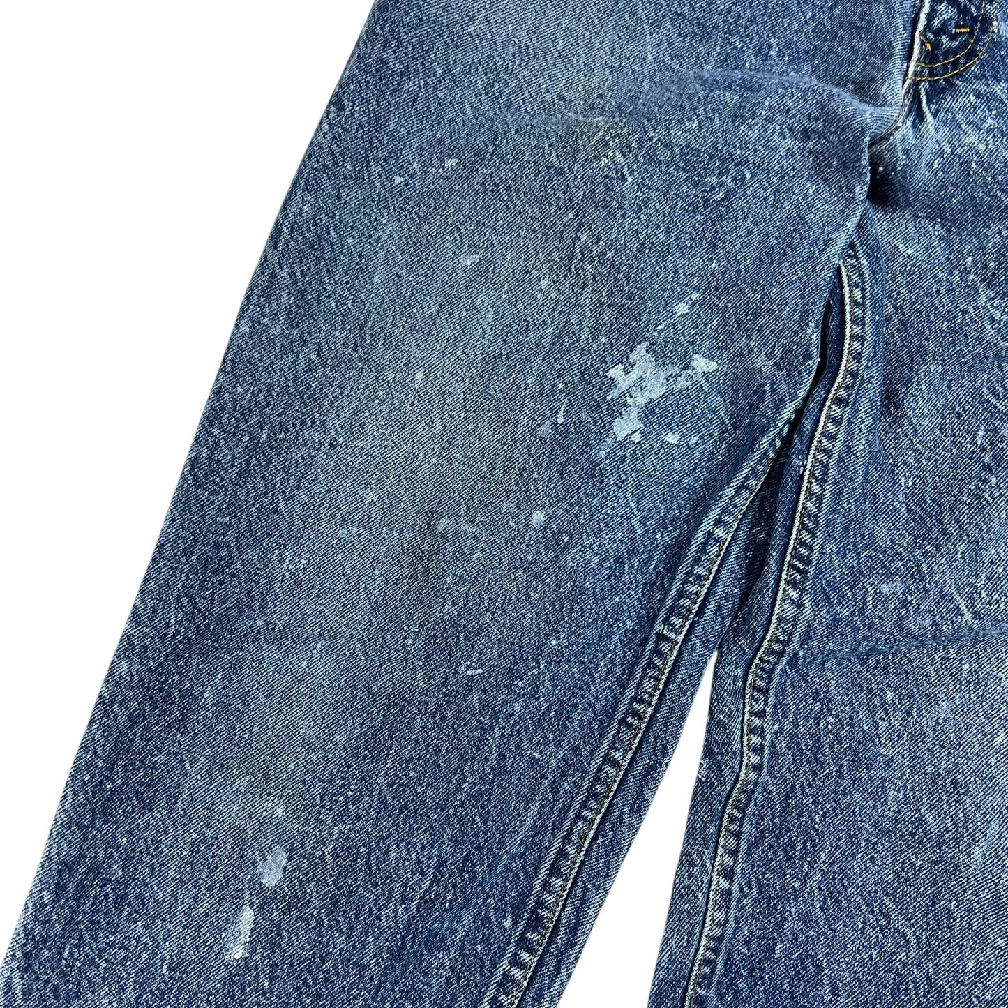 Vintage 90s Levi’s 515 stone wash patina worn denim jeans (32x31)