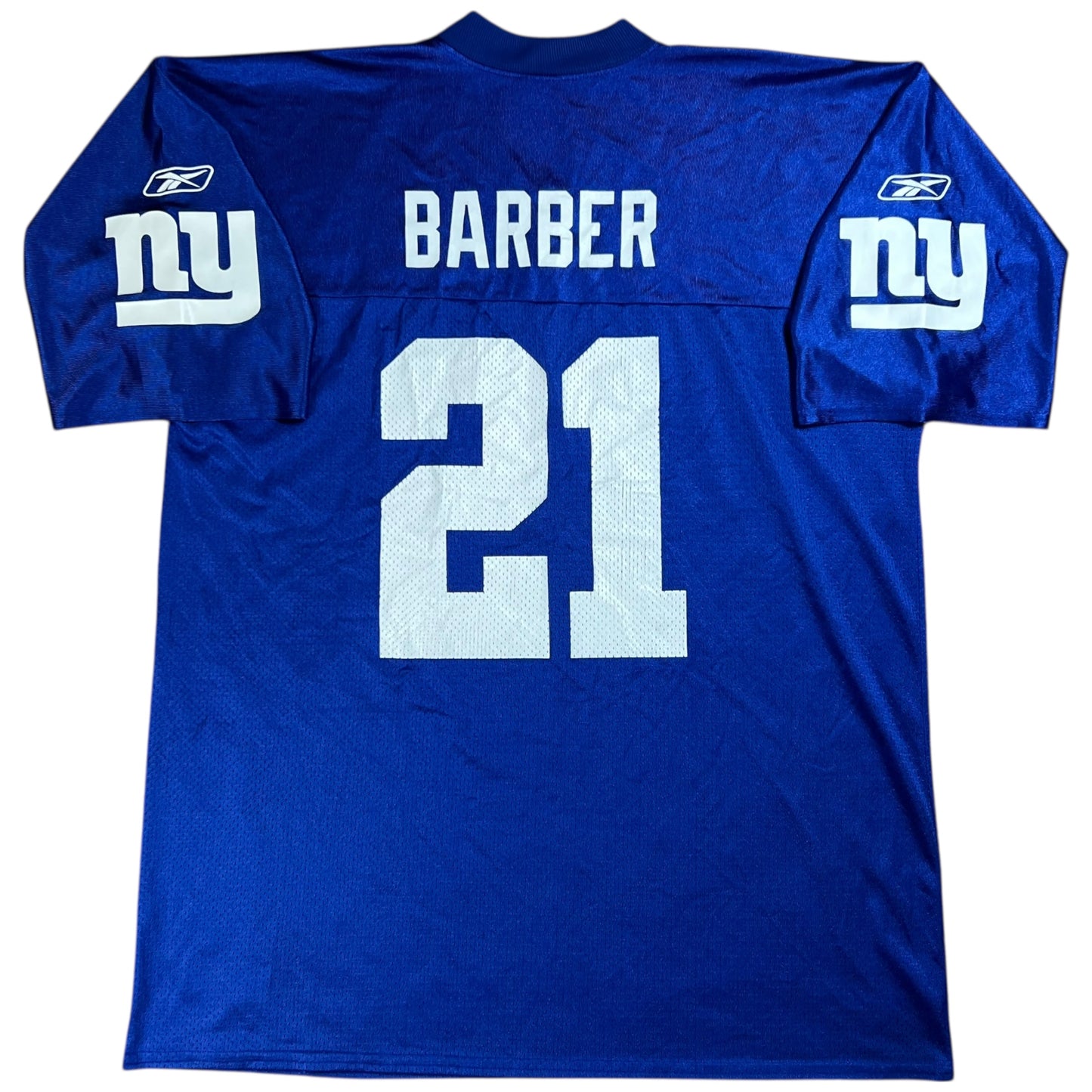 Vintage Y2K Reebok New York Giants Tiki Barber NFL Jersey (XL)