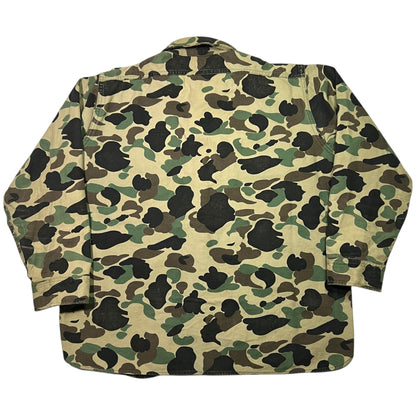 Vintage 80s Woolrich Duck Camo Chamois button up shirt (XL)