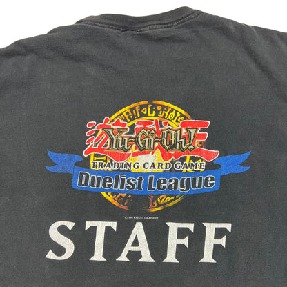 Vintage 1996 Yu-Gi-Oh! Duelist League STAFF tee (XL)